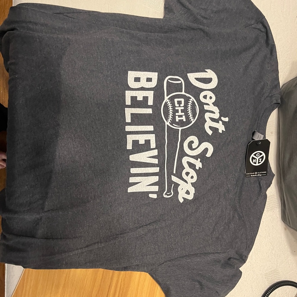 Chicago white Sox don’t stop believing Gray Graphic T-Shirt xl